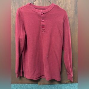 L.L. Bean Red Traditional Fit Shirt
